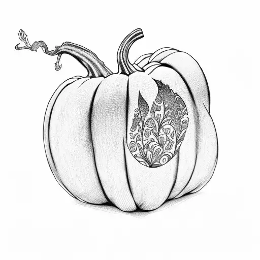 sisterhood heart pumpkin turkey tattoo design idea