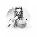 jedi bartender tattoo design idea