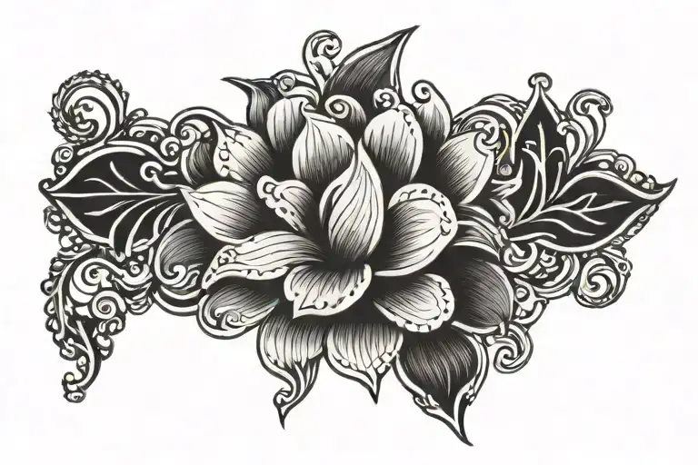 bracelet ankle tattoo design idea