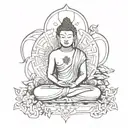 Buddhist inspired tattoo tattoo design idea