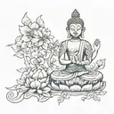 Buddhist inspired tattoo tattoo design idea
