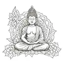 Buddhist inspired tattoo tattoo design idea