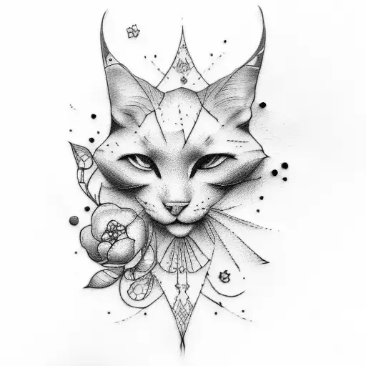 beautiful tattoo ideas  for women, for hip, theme bio mechanics, soft black lines, soft 3d design, with dreamy watercolo tattoo design idea