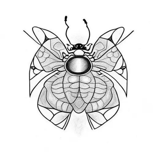 Ladybug tattoo design idea