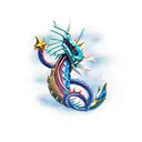 gyarados tattoo design idea