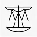 Libra scales tattoo design idea