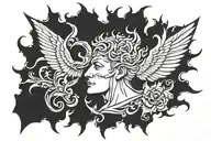 invictus maneo tattoo design idea