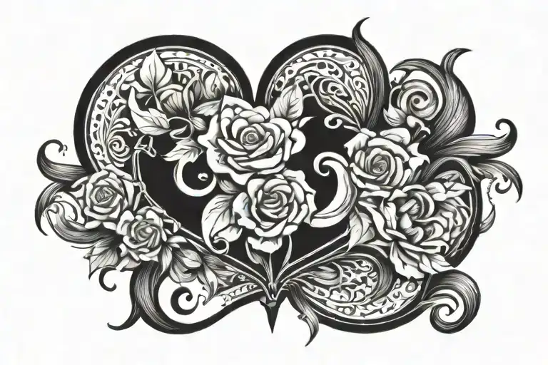 Amor Fati love of fate tattoo design idea