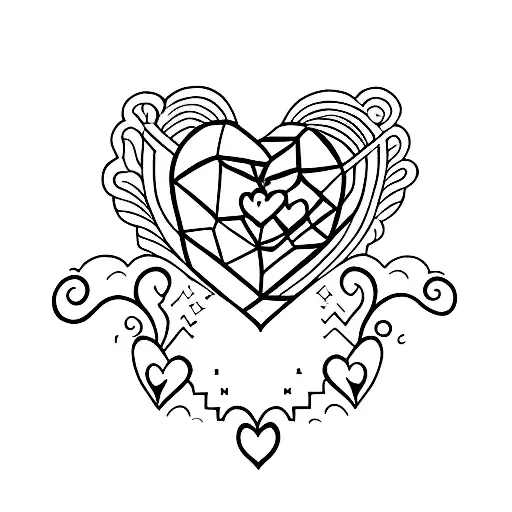 heart. "make it count" on inside along the edge  tattoo design idea