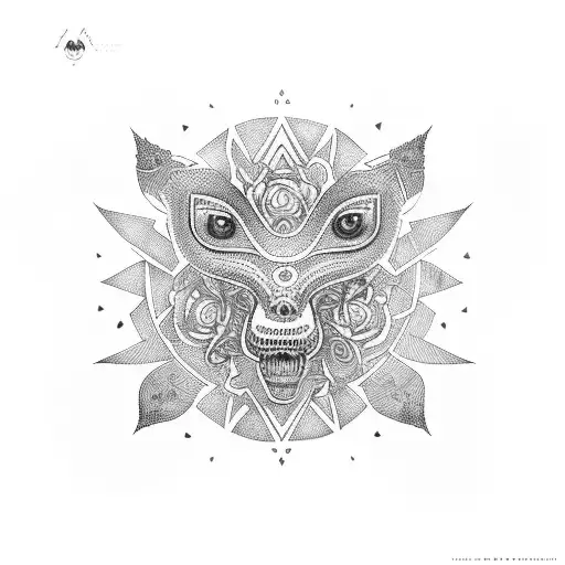 sol azteca tattoo design idea