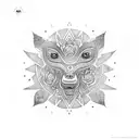 sol azteca tattoo design idea