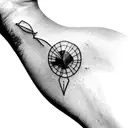 being present tattoo design idea