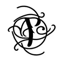 monogram tattoo design idea