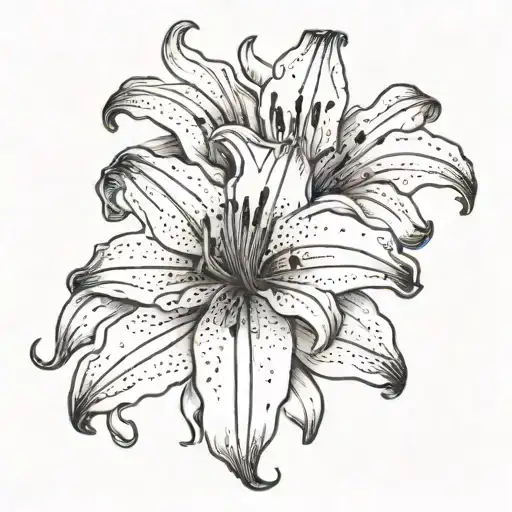 Lily tramp stamp tattoo unique tattoo design tattoo design idea