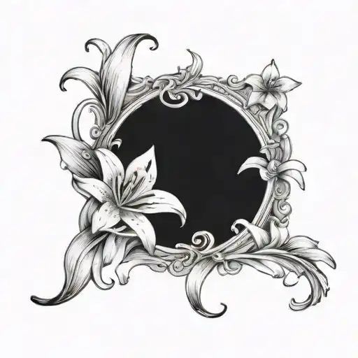 Lily tramp stamp tattoo unique tattoo design tattoo design idea