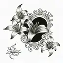 Lily tramp stamp tattoo unique tattoo design tattoo design idea