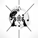EDM Music tattoo design idea