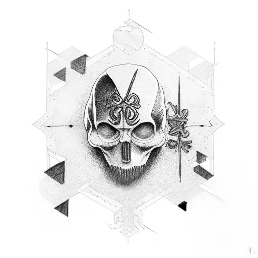 Cross including Luke 12:26 tattoo design idea