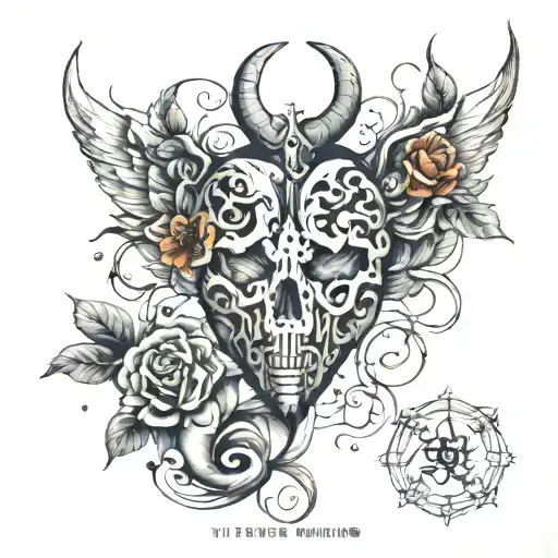 The true mind can weather all the lies and illusions without being lost. The true heart can tough the poison of hatred w tattoo design idea