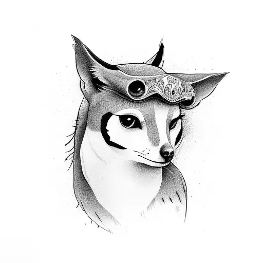 lady, virgo and robin tattoo design idea