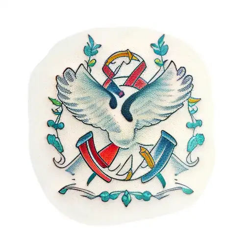 mum, virgo robin tattoo design idea