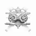 something to do with mechanics and must have the words i can fix a motor but cant fix my problems tattoo design idea