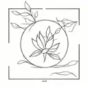 simplify tattoo design idea