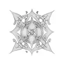 celtic tribal tattoo design idea