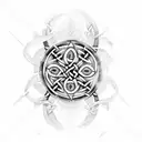 celtic tribal tattoo design idea