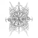 celtic tribal tattoo design idea
