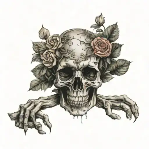 A person in a low point of their life wants to grow quietly, sacrificing a lot of joy, like playing and spending time wi tattoo design idea