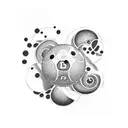 8 Ball tattoo design idea