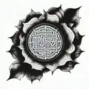 Gayatri Mantra tattoo design idea