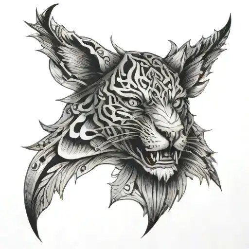 70x7 tattoo design idea