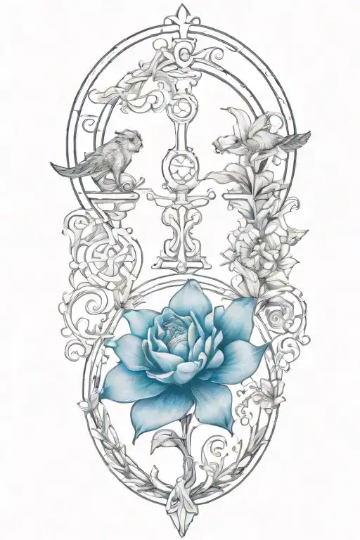Gemini Libra Taurus tattoo design idea