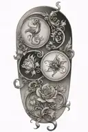 Gemini Libra Taurus tattoo design idea