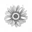 Daisy chain tattoo design idea