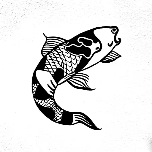 Koi Fish tattoo design idea
