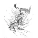 Koi Fish tattoo design idea