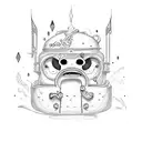 adventure time tattoo design idea