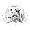 adventure time tattoo design idea