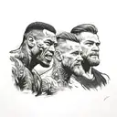Mike Tyson, Conor mcgregor and David beckham tattoo design idea