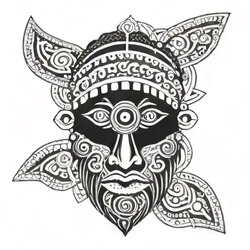 taino dominican Republic tattoo design idea