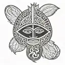 taino dominican Republic tattoo design idea