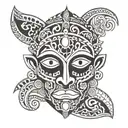 taino dominican Republic tattoo design idea
