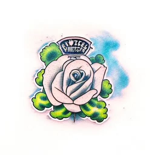 broccoli tattoo design idea