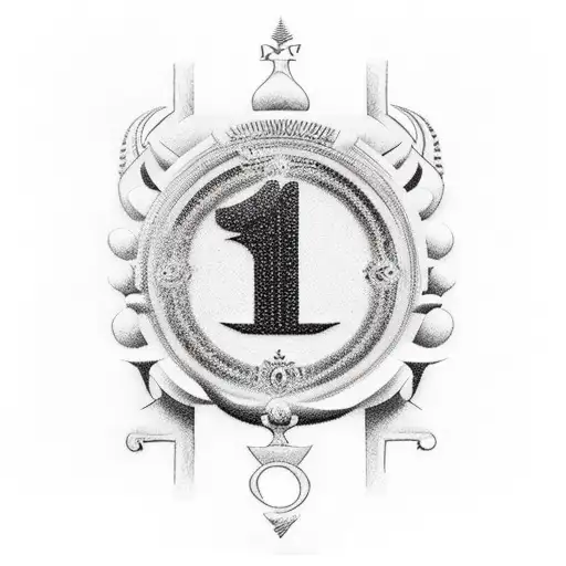 the numbers 1-1-2-3-5-8-13-21 in a line as roman numerals without the hypens and in a cool font tattoo design idea