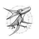 pterodactyl tattoo design idea