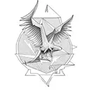 pterodactyl tattoo design idea