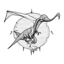 pterodactyl tattoo design idea